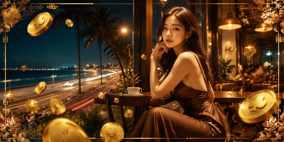 Người chơi game bài tại quán cà phê Mũi Né với điện thoại và ly cà phê sữa đá